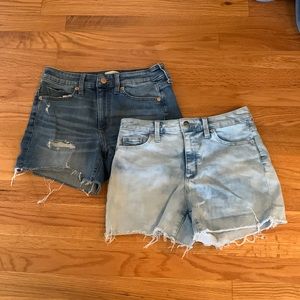 Jean shorts set of 2